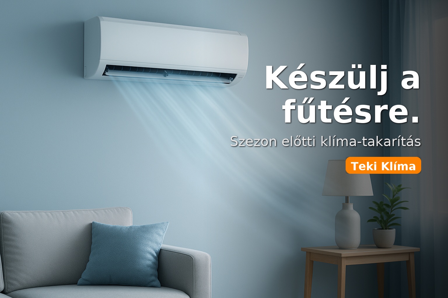 Fűtés szezon előtti klíma-takarítás